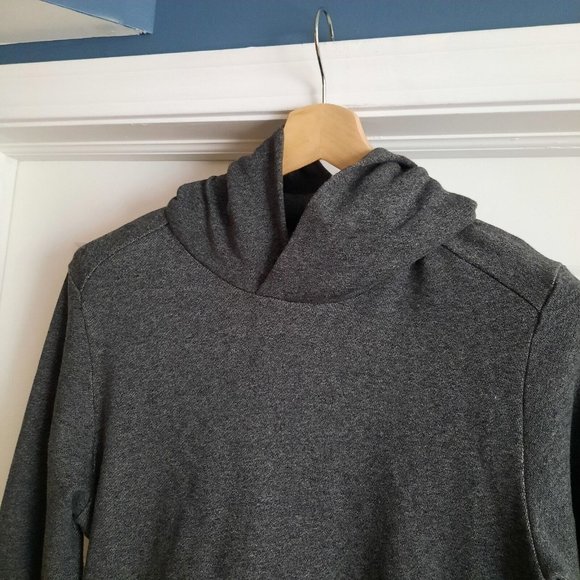 VRST Lux French Terry Hoodie Sweatshirt Mens Small Gray Heather Pullover - Picture 2 of 11